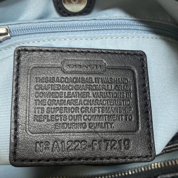 Auth COACH Soho leather hobo F17219 Black Leather - Shoulder Bag - Picture 7 of 11